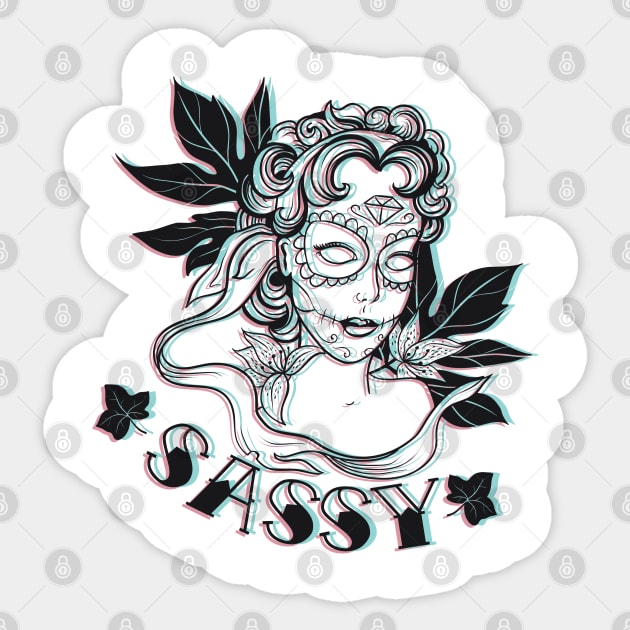 Sassy 3D Sticker by Verboten